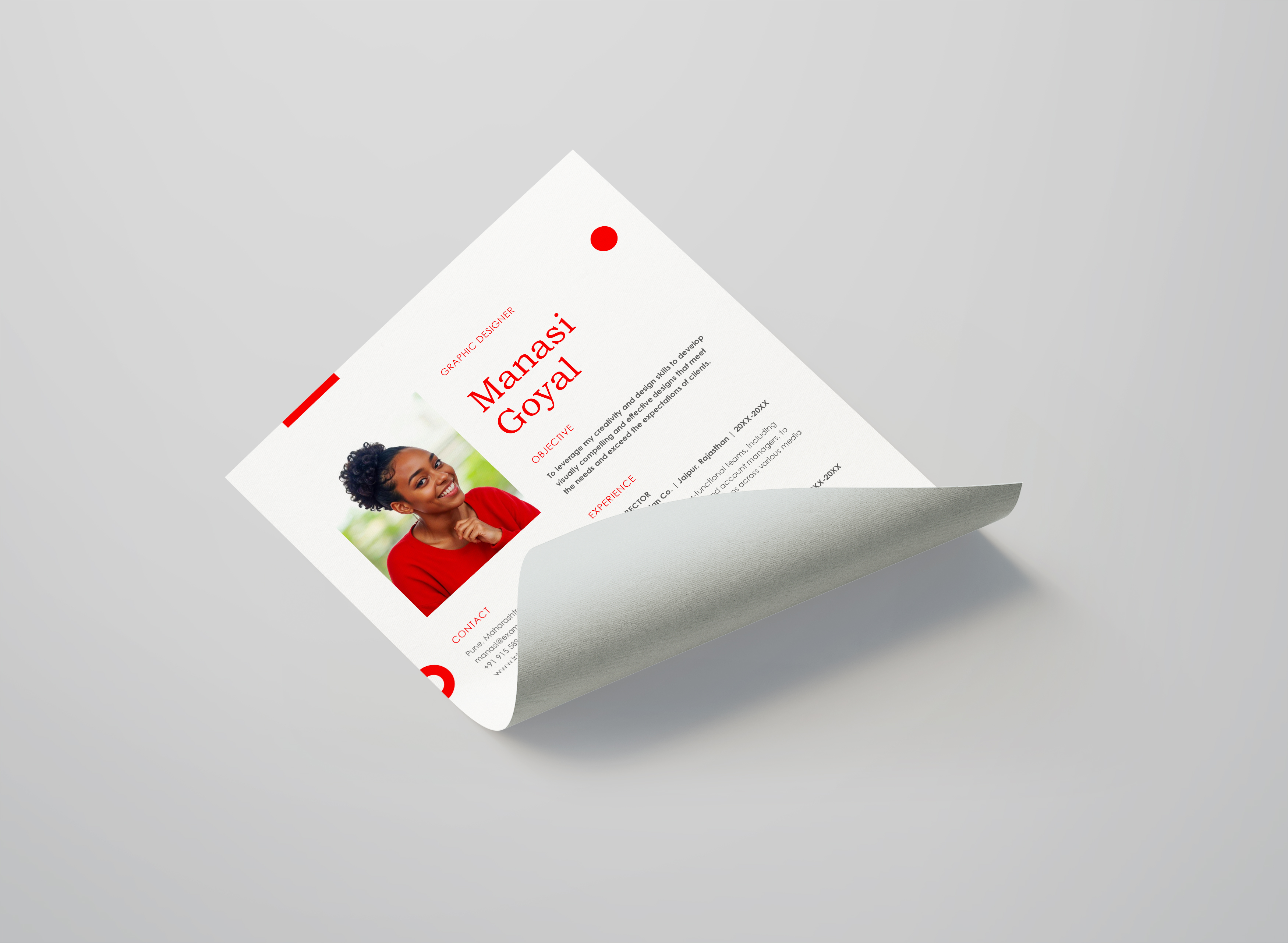 Graphic Designer Resume